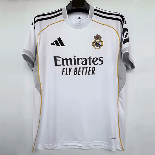 25-26 RMA Home 1:1 Fans Soccer Jersey
